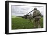 U.S. Army Soldiers Board a Uh-60 Black Hawk Helicopter-null-Framed Premium Photographic Print