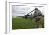 U.S. Army Soldiers Board a Uh-60 Black Hawk Helicopter-null-Framed Premium Photographic Print