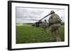 U.S. Army Soldiers Board a Uh-60 Black Hawk Helicopter-null-Framed Photographic Print