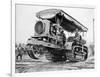 U.S. Army Soldiers Driving Tractor-William Fox-Framed Photographic Print