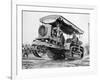 U.S. Army Soldiers Driving Tractor-William Fox-Framed Photographic Print