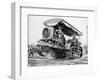 U.S. Army Soldiers Driving Tractor-William Fox-Framed Photographic Print