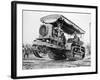 U.S. Army Soldiers Driving Tractor-William Fox-Framed Photographic Print