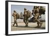 U.S. Army Soldiers Make their Way to a C-130 Hercules-null-Framed Photographic Print