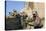 U.S. Army Specialist Conducts a Radio Check in Afghanistan-null-Stretched Canvas