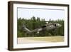 U.S. Army Uh-60L Blackhawk Helicopter Landing at Florida Airport-null-Framed Photographic Print