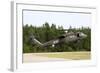 U.S. Army Uh-60L Blackhawk Helicopter Landing at Florida Airport-null-Framed Photographic Print