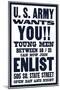 U.S. Army Wants You!!-null-Mounted Art Print