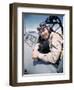 U.S. Bomber Pilot Portrait Stationed at Midway Atoll. 1942-Frank Scherschel-Framed Photographic Print
