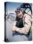 U.S. Bomber Pilot Portrait Stationed at Midway Atoll. 1942-Frank Scherschel-Stretched Canvas