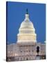 U.S. Capitol And Reflecting Pool at Night, Washington D.C., USA-Merrill Images-Stretched Canvas