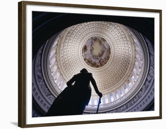 U.S. Capitol dome, Washington, D.C.-Carol Highsmith-Framed Art Print