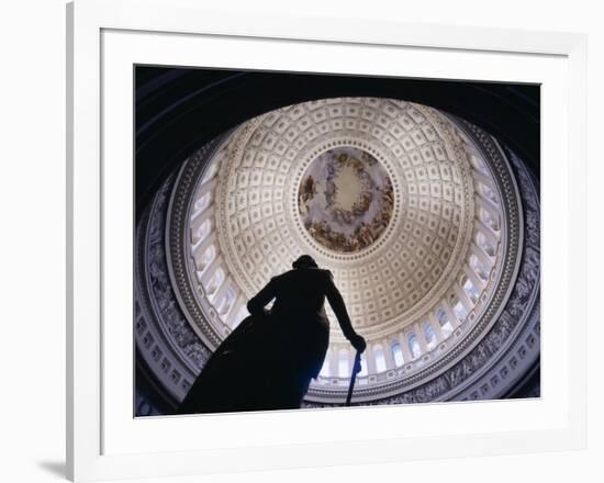 U.S. Capitol dome, Washington, D.C.-Carol Highsmith-Framed Art Print