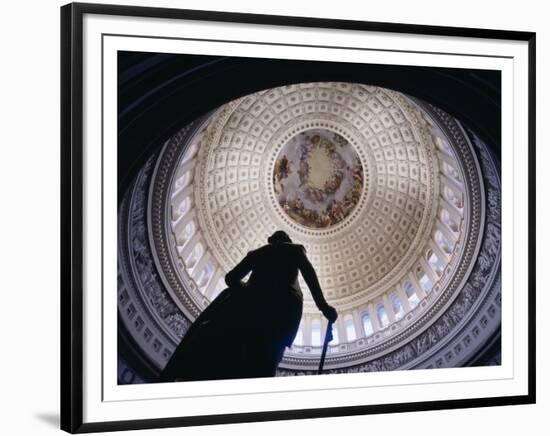 U.S. Capitol dome, Washington, D.C.-Carol Highsmith-Framed Art Print