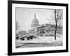 U. S. Capitol in Winter-A.F. Nieman-Framed Photographic Print