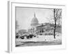 U. S. Capitol in Winter-A.F. Nieman-Framed Photographic Print