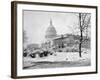 U. S. Capitol in Winter-A.F. Nieman-Framed Photographic Print