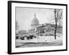 U. S. Capitol in Winter-A.F. Nieman-Framed Photographic Print