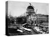 U. S. Capitol Under Construction-null-Stretched Canvas