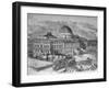 U. S. Capitol under Construction-null-Framed Photographic Print