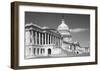 U.S. Capitol, Washington, D.C. - B&W-Carol Highsmith-Framed Art Print