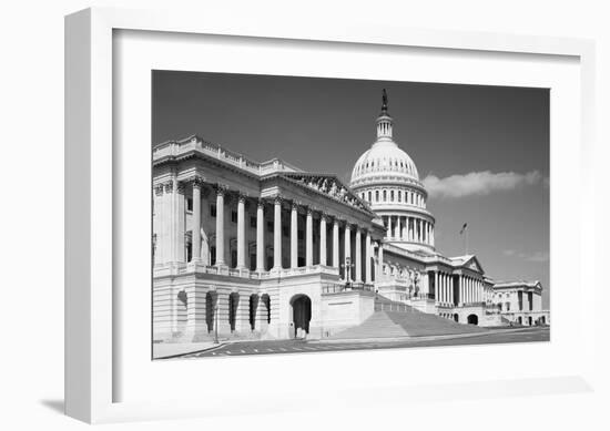 U.S. Capitol, Washington, D.C. - B&W-Carol Highsmith-Framed Art Print