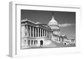 U.S. Capitol, Washington, D.C. - B&W-Carol Highsmith-Framed Art Print
