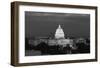 U.S. Capitol, Washington, D.C. Number 2 - B&W-Carol Highsmith-Framed Art Print