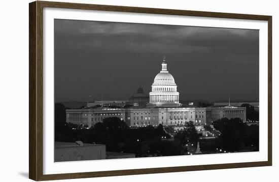 U.S. Capitol, Washington, D.C. Number 2 - B&W-Carol Highsmith-Framed Art Print