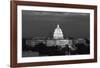 U.S. Capitol, Washington, D.C. Number 2 - B&W-Carol Highsmith-Framed Art Print