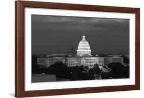 U.S. Capitol, Washington, D.C. Number 2 - B&W-Carol Highsmith-Framed Art Print