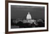 U.S. Capitol, Washington, D.C. Number 2 - B&W-Carol Highsmith-Framed Art Print