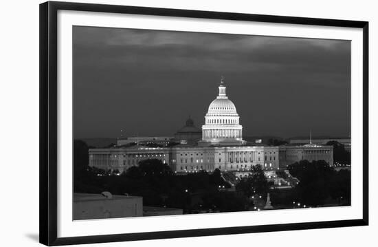 U.S. Capitol, Washington, D.C. Number 2 - B&W-Carol Highsmith-Framed Art Print