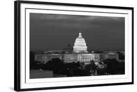 U.S. Capitol, Washington, D.C. Number 2 - B&W-Carol Highsmith-Framed Art Print
