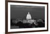 U.S. Capitol, Washington, D.C. Number 2 - B&W-Carol Highsmith-Framed Art Print