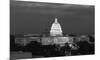 U.S. Capitol, Washington, D.C. Number 2 - B&W-Carol Highsmith-Mounted Art Print