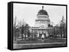 U. S. Capitol with Unfinished Dome-null-Framed Stretched Canvas