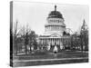 U. S. Capitol with Unfinished Dome-null-Stretched Canvas