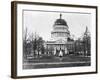 U. S. Capitol with Unfinished Dome-null-Framed Photographic Print