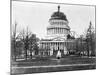 U. S. Capitol with Unfinished Dome-null-Mounted Photographic Print