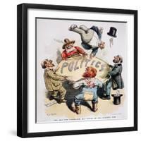 U.S. Cartoon: Businessman-C. Jay Taylor-Framed Giclee Print