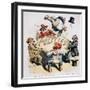 U.S. Cartoon: Businessman-C. Jay Taylor-Framed Giclee Print