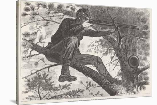 U.S. Civil War Sharpshooter-Winslow Homer-Stretched Canvas