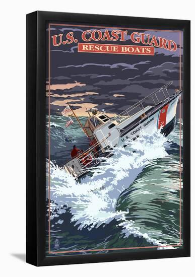 U.S. Coast Guard - 44 Foot Motor Life Boat-null-Framed Poster