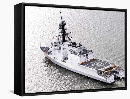 U.S. Coast Guard Cutter Stratton-Stocktrek Images-Framed Stretched Canvas