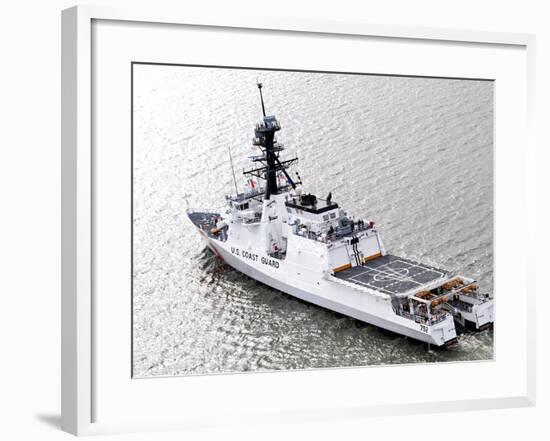 U.S. Coast Guard Cutter Stratton-Stocktrek Images-Framed Photographic Print