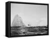 U.S. Coast Guard Patrolling Icebergs-Philip Gendreau-Framed Stretched Canvas