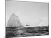 U.S. Coast Guard Patrolling Icebergs-Philip Gendreau-Mounted Photographic Print