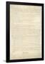 U.S. Constitution Page 2 Art Poster Print-null-Framed Poster