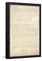 U.S. Constitution Page 2 Art Poster Print-null-Framed Poster